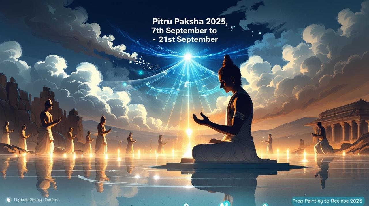 Pitru Paksha ancestral healing visual